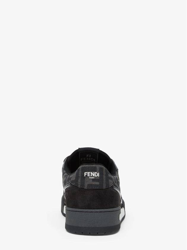 Match FF Jacquard Low Top Sneakers Black - FENDI - BALAAN 5