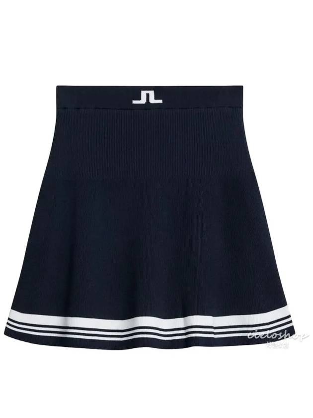 FRIDA Women s Golf Knit Skirt Navy GWSD09392 - J.LINDEBERG - BALAAN 1