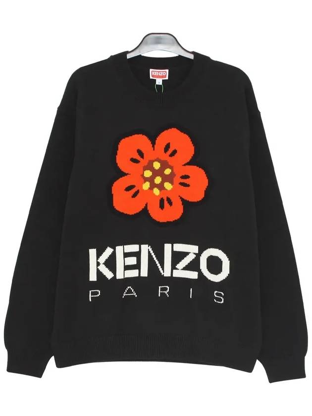 24SS5PU380 3LC 99J Balk Flower Men s Knit - KENZO - BALAAN 2