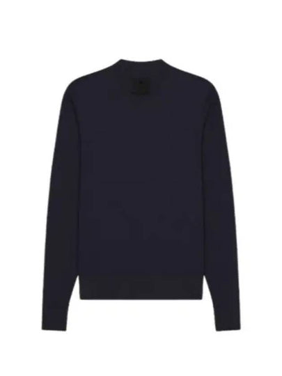 Cotton Silk Sweatshirt Night Blue - GIVENCHY - BALAAN 2