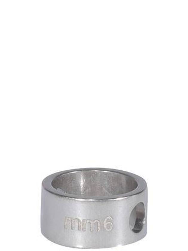 Women's  Minimal Logo Ring Silver - MAISON MARGIELA - BALAAN 3