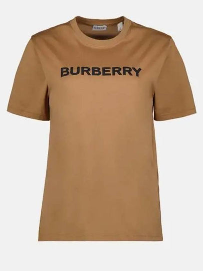 Logo Print T-Shirt Brown - BURBERRY - BALAAN 2