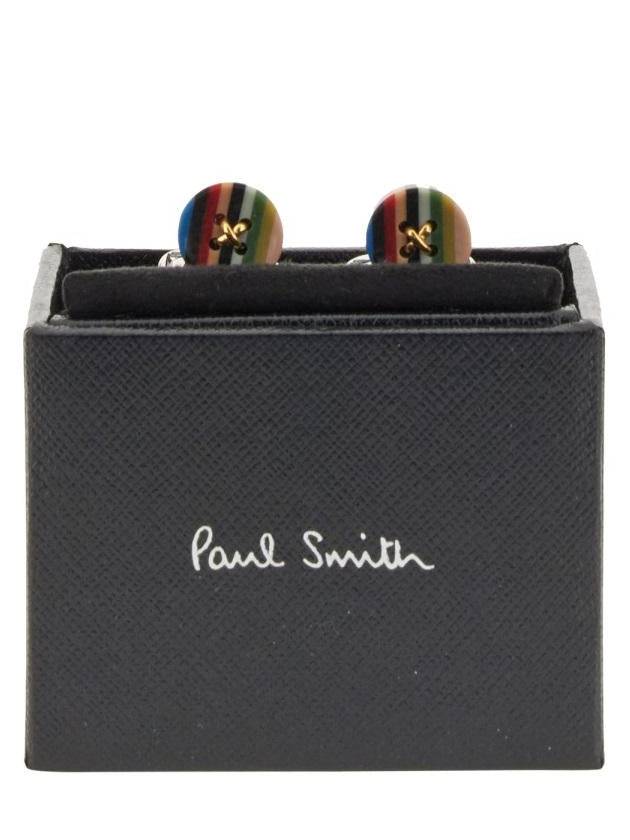 Stripe Button Cufflinks - PAUL SMITH - BALAAN 4