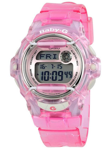 Casio Baby G Pink Resin Digital Ladies Watch BG169R-4 - CASIO - BALAAN 1