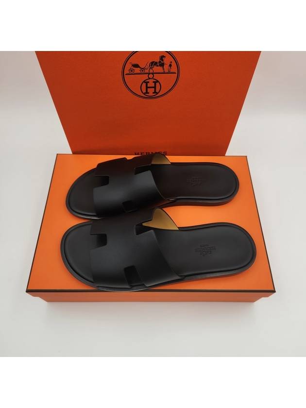 Izmir Sandal Calfskin & Noir - HERMES - BALAAN 4