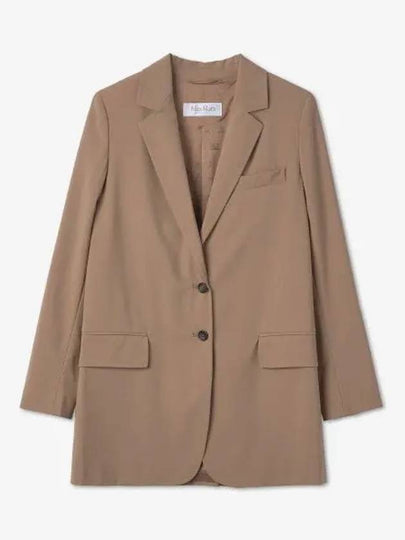 Women's Anta Single Breasted Jacket Camel - MAX MARA - BALAAN 2