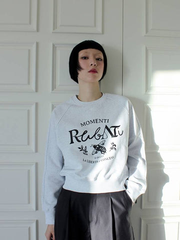 Honeybee Sweatshirt ICE MELANGE - RUBATI - BALAAN 1