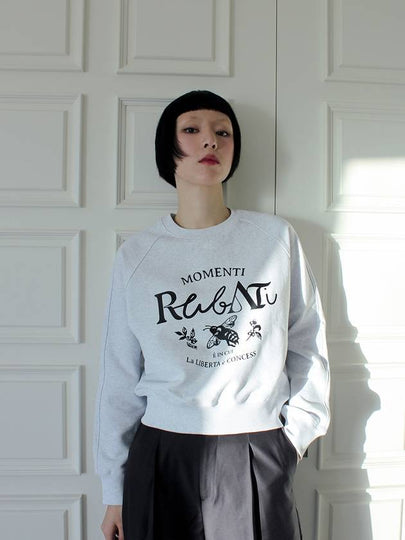 Honeybee Sweatshirt ICE MELANGE - RUBATI - BALAAN 2