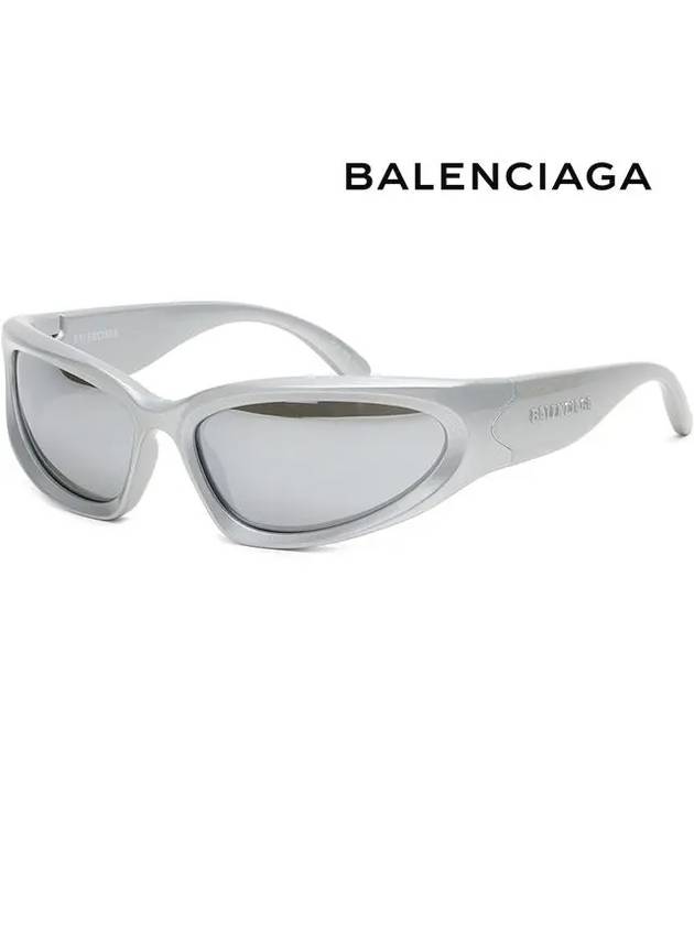 Eyewear Swift Acetate Oval Frame Sunglasses Silver - BALENCIAGA - BALAAN 8