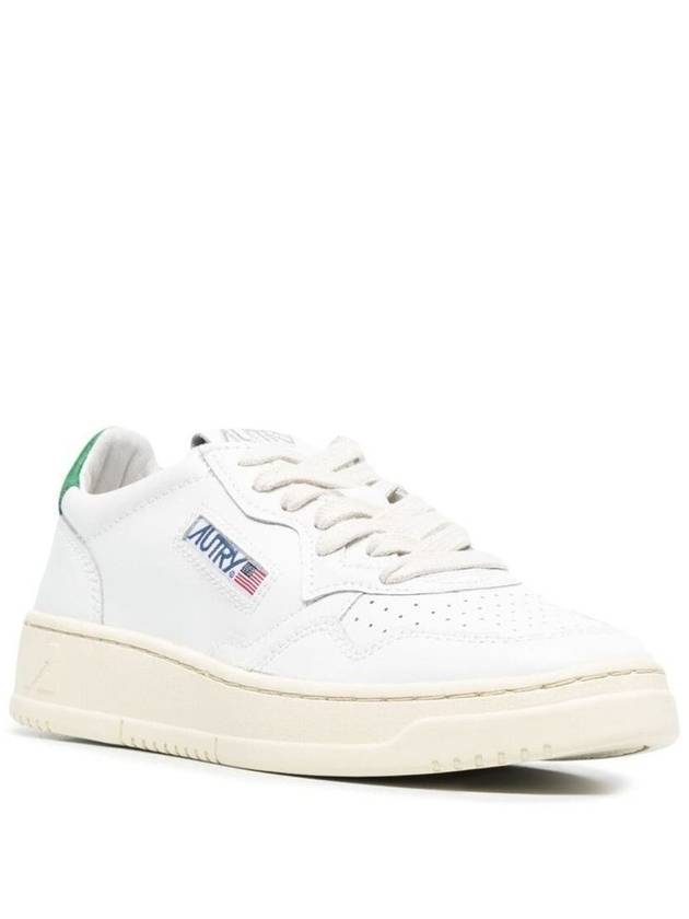 'Medalist' White Low Top Sneakers With Contrasting Heel Tab In Leather Woman - AUTRY - BALAAN 2