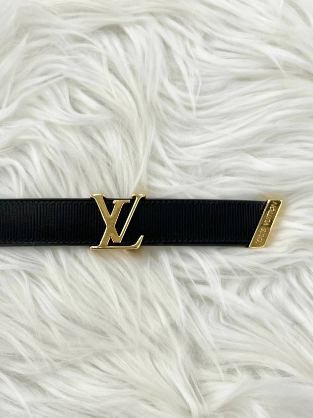 Women s LV Logo Couture Belt Black Condition A - LOUIS VUITTON - BALAAN 4