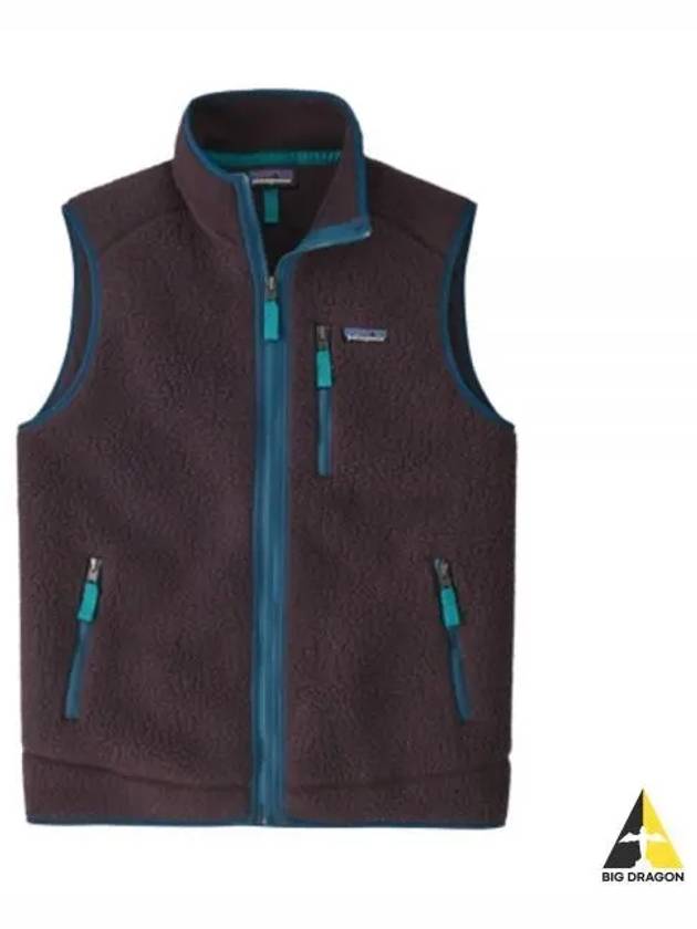 Men's Retro Pile Vest Obsidian Plum - PATAGONIA - BALAAN 2