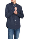 Edouard Long Sleeve Shirt Navy - A.P.C. - BALAAN 8