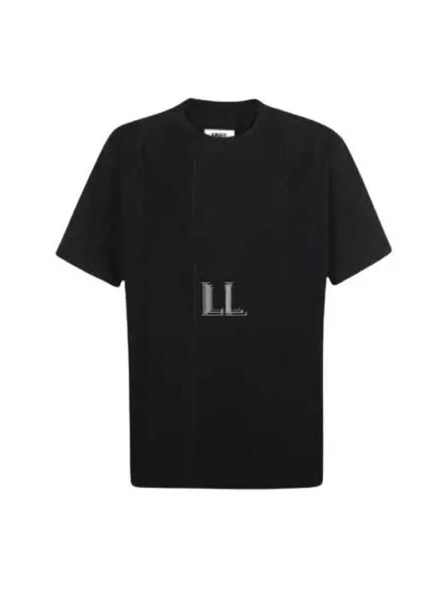 Oversized Cotton Short Sleeved T-shirt Black - MAISON MARGIELA - BALAAN 2