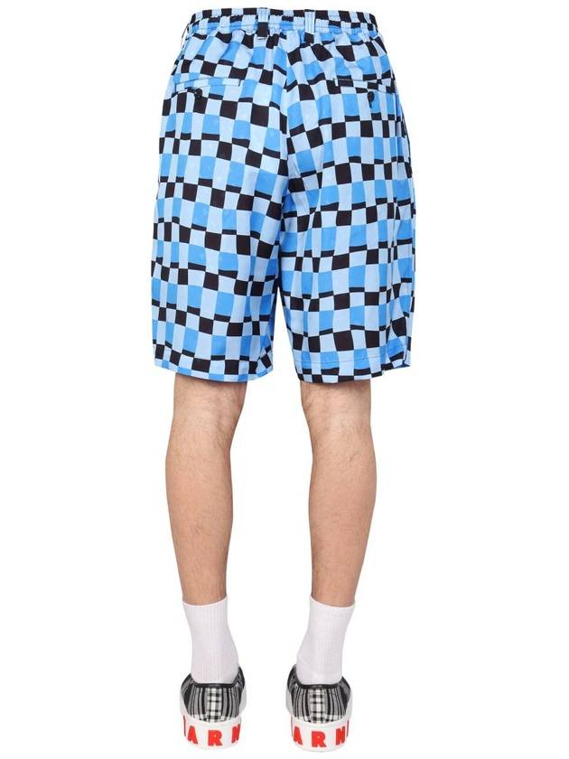 Marni Check Print Bermuda Shorts - MARNI - BALAAN 4