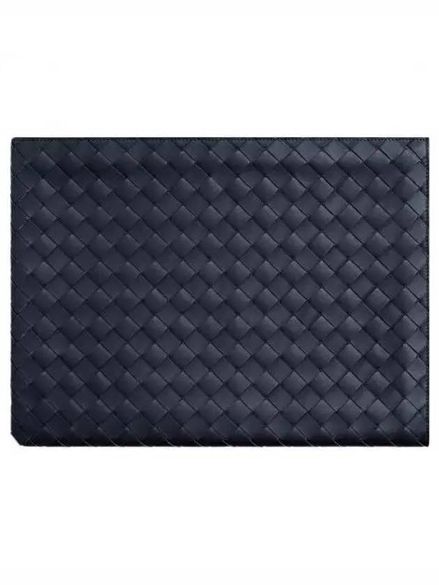 Intrecciato Half Zip Clutch Bag Space Cop - BOTTEGA VENETA - BALAAN 2