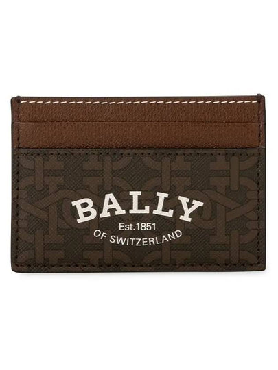 Bhar Logo Card Wallet Brown - BALLY - BALAAN 2