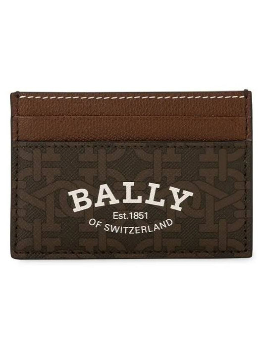 Bar Logo Card Wallet Brown - BALLY - BALAAN 2