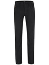 Delaware 3 Melange Stretch Denim Slim Fit Jeans Black - HUGO BOSS - BALAAN 2