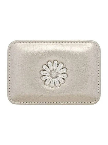 Daisy Slim Mini Transportation Card Wallet Metal - LE MASQUE - BALAAN 1