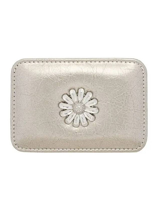 Daisy Slim Mini Transportation Card Wallet Metal - LE MASQUE - BALAAN 1