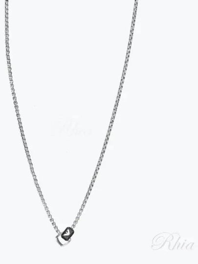 Essential Pendant Stainless Steel Necklace Silver - EMPORIO ARMANI - BALAAN 2