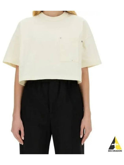 Crew Neck Pocket Short Sleeve T-Shirt White - BOTTEGA VENETA - BALAAN 2