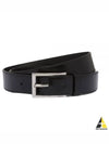 Men's Leather Belt Black - PRADA - BALAAN 2