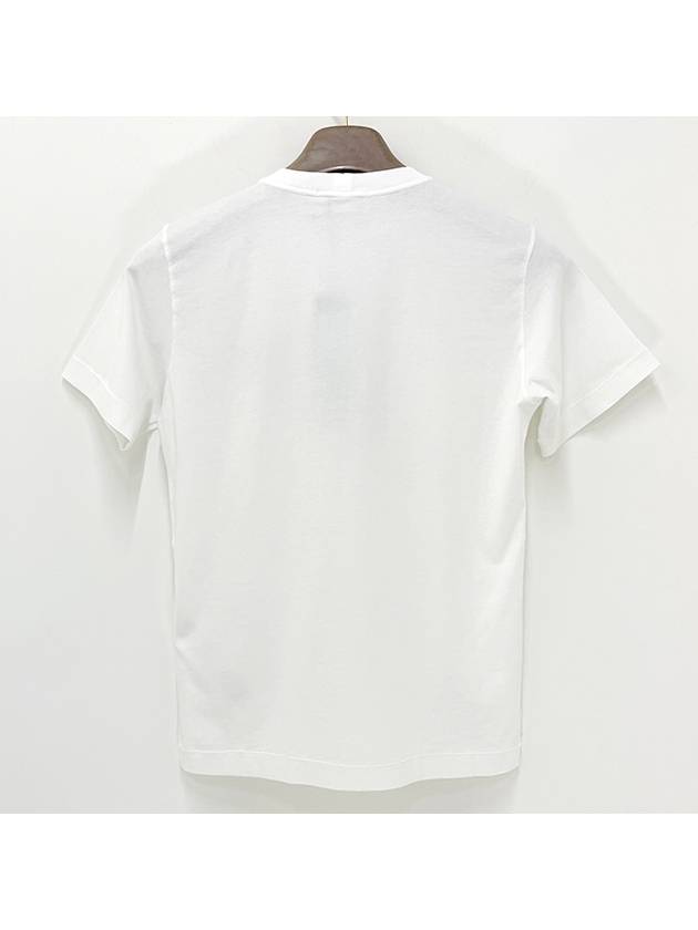 Kids 30/1 Cotton Jersey Short Sleeve T-Shirt White - STONE ISLAND - BALAAN 3