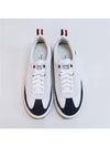 Fine Kid Suede Tech Runner Sneaker Navy - THOM BROWNE - BALAAN 4