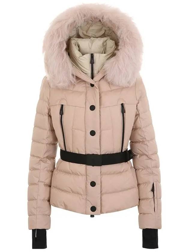 Grenoble Beverley Hooded Ski Short Padded Light Pink - MONCLER - BALAAN 3