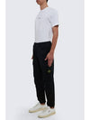 Wappen Patch Cargo Track Pants Black - STONE ISLAND - BALAAN 5