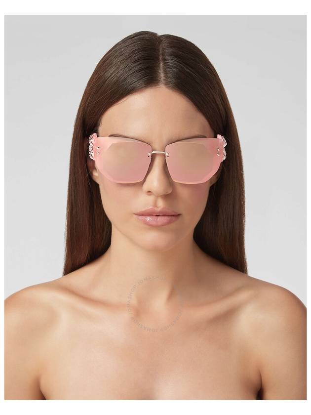 Philipp Plein Statement Pink Geometric Ladies Sunglasses 000-WES0084-PTE003N-IUZG - PHILIPP PLEIN - BALAAN 2