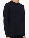 Diagonal Raised Fleece Sweatshirt Navy - CP COMPANY - BALAAN 4