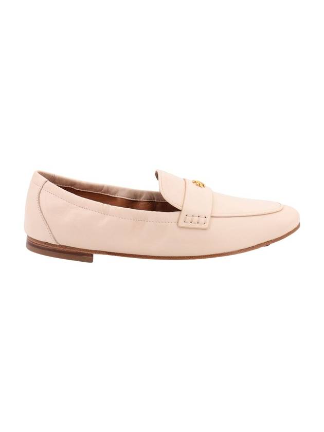 Ballet Double T Napa Leather Loafers New Cream - TORY BURCH - BALAAN 1