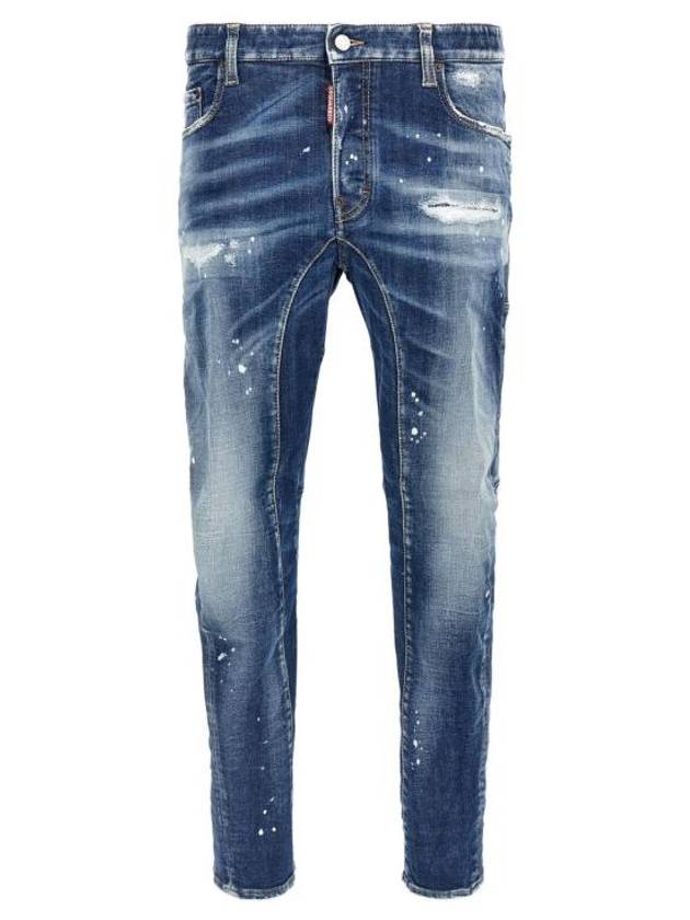 Distressed Skinny Jeans Blue - DSQUARED2 - BALAAN 2