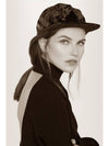 Sequin embellished velvet baseball cap - OFF WHITE - BALAAN 2