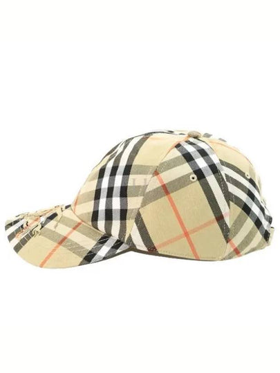 Vintage Check Base Ball Cap Beige - BURBERRY - BALAAN 2