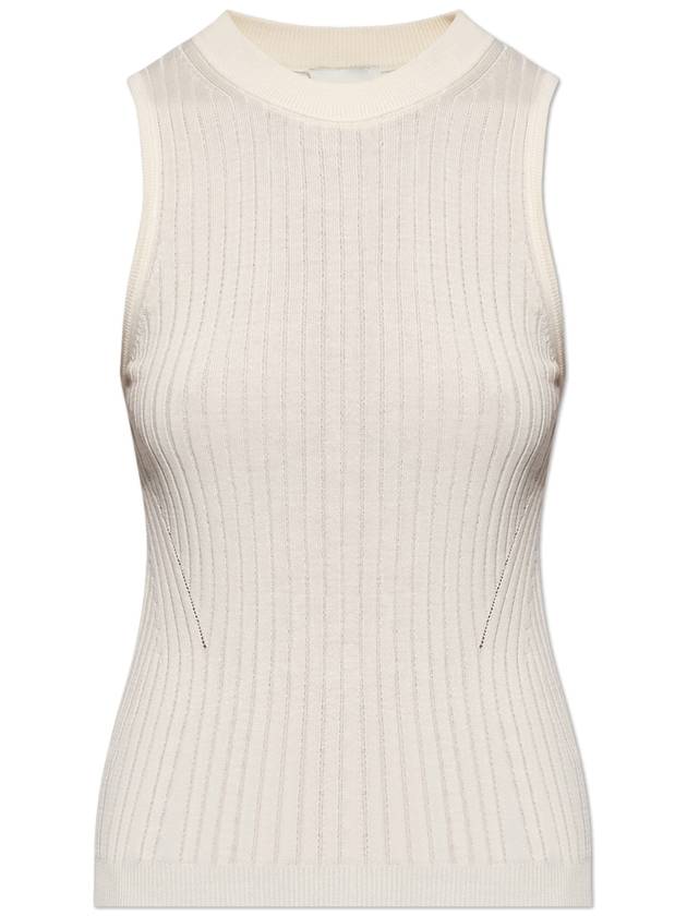 HERSKIND Ribbed Top 'Anna', Women's, Cream - BIRGITTE HERSKIND - BALAAN 1