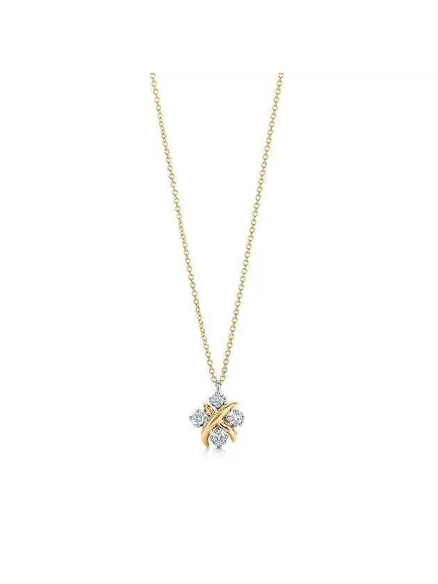 Schlumberger Diamond Lynn Pendant Necklace Gold - TIFFANY & CO. - BALAAN 1