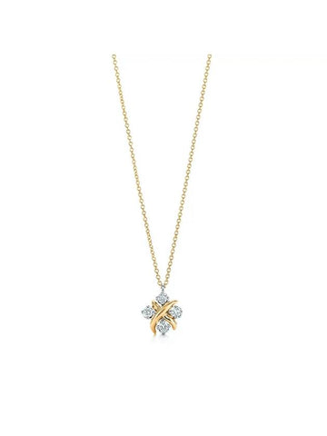 Schlumberger Diamond Lynn Pendant Necklace Gold - TIFFANY & CO. - BALAAN 1