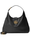 Aphrodite Large Shoulder Bag Black - GUCCI - BALAAN 2