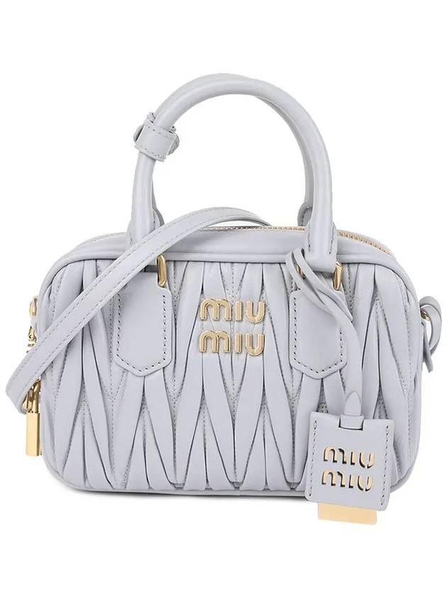 Materasse Nappa Leather Tote Bag Cornflower - MIU MIU - BALAAN 7