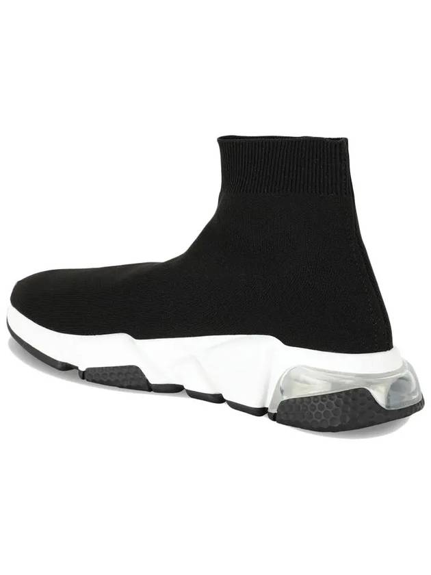 Speed Trainer Clear Sole High Top Sneakers Black - BALENCIAGA - BALAAN 5