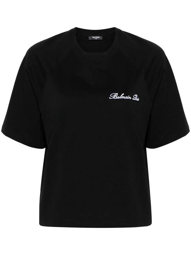 Balmain T-Shirt With Embroidery - BALMAIN - BALAAN 1