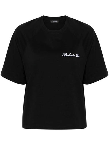 Balmain T-Shirt With Embroidery - BALMAIN - BALAAN 1