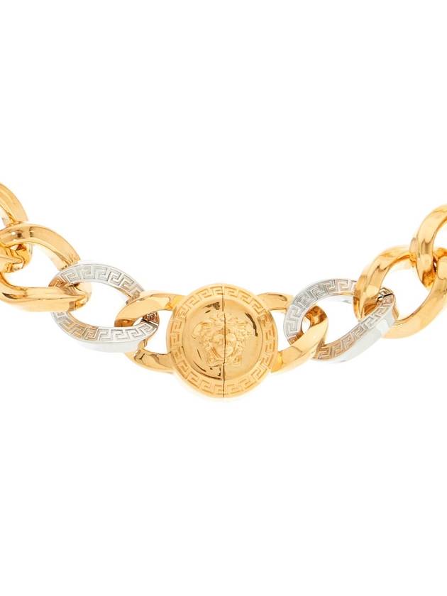 Greca Medusa Chain Necklace Gold - VERSACE - BALAAN 3