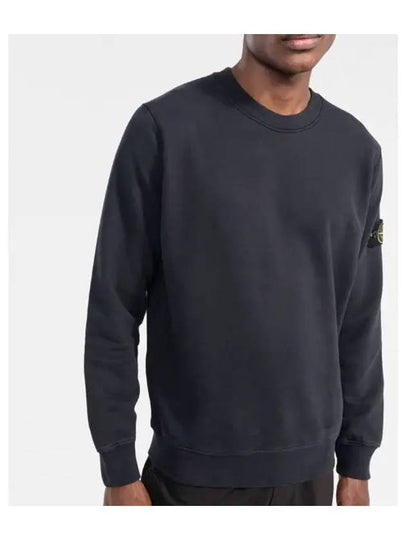 Wappen Patch Crew Neck Sweatshirt Navy - STONE ISLAND - BALAAN 2