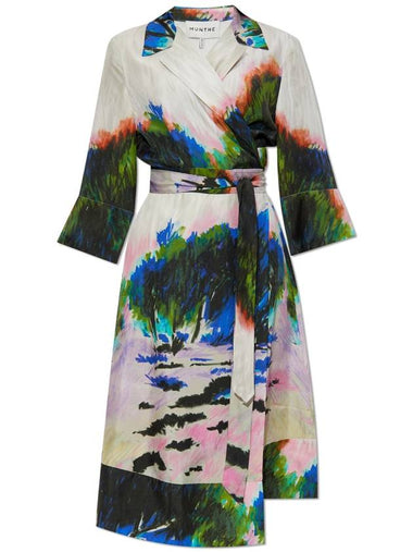 Munthe Silk Dress, Women's, Multicolour - MUNTHE - BALAAN 1