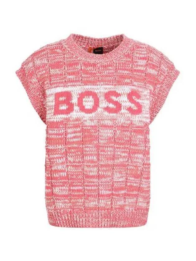 Women s logo knit vest 50505883 963 - BOSS - BALAAN 1